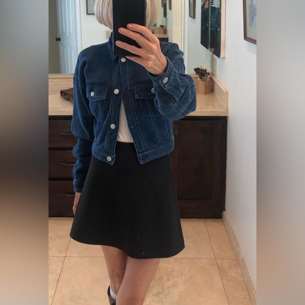 COS + Scuba A-line Mini Skirt
